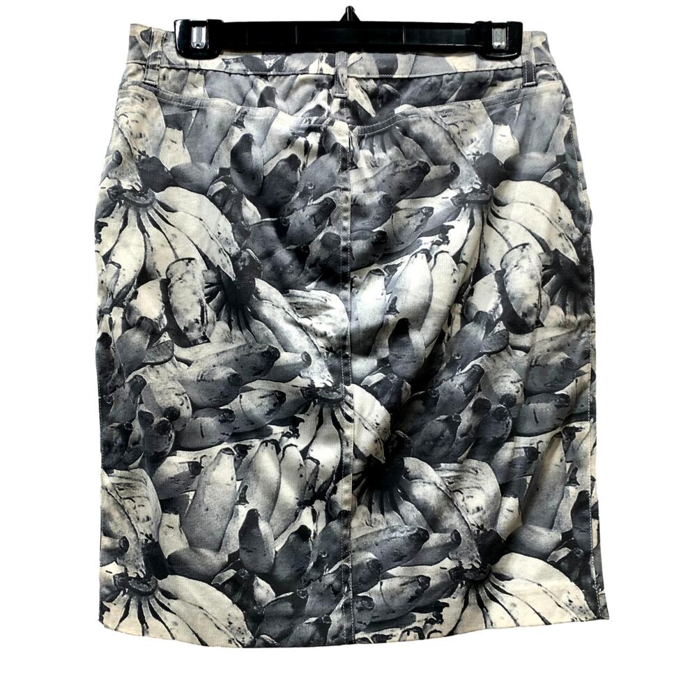 2001 Vintage Deadstock Tufi Duek Banana Photo Print Skirt | 42 | W 30.5" - Picture 6 of 10